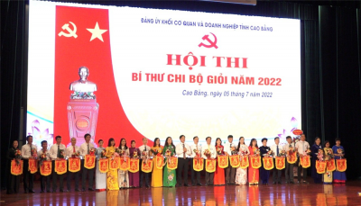 Đảng bộ Khối cơ quan và coanh nghiệp tỉnh: Hội thi Bí thư chi bộ giỏi năm 2022
